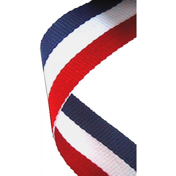 38MM RED, WHITE & BLUE RIBBON